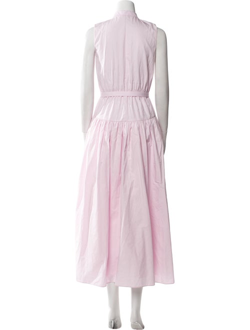 Adam Lippes Mock Neck Long Dress