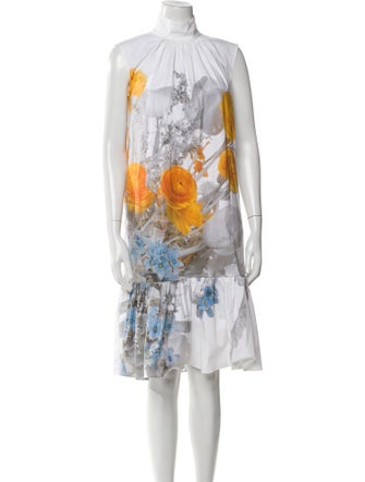 Adam Lippes Printed Knee-Length Dress