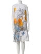 Adam Lippes Printed Knee-Length Dress