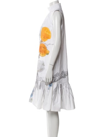 Adam Lippes Printed Knee-Length Dress