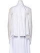 Adam Lippes Tie Neck Sleeveless Blouse