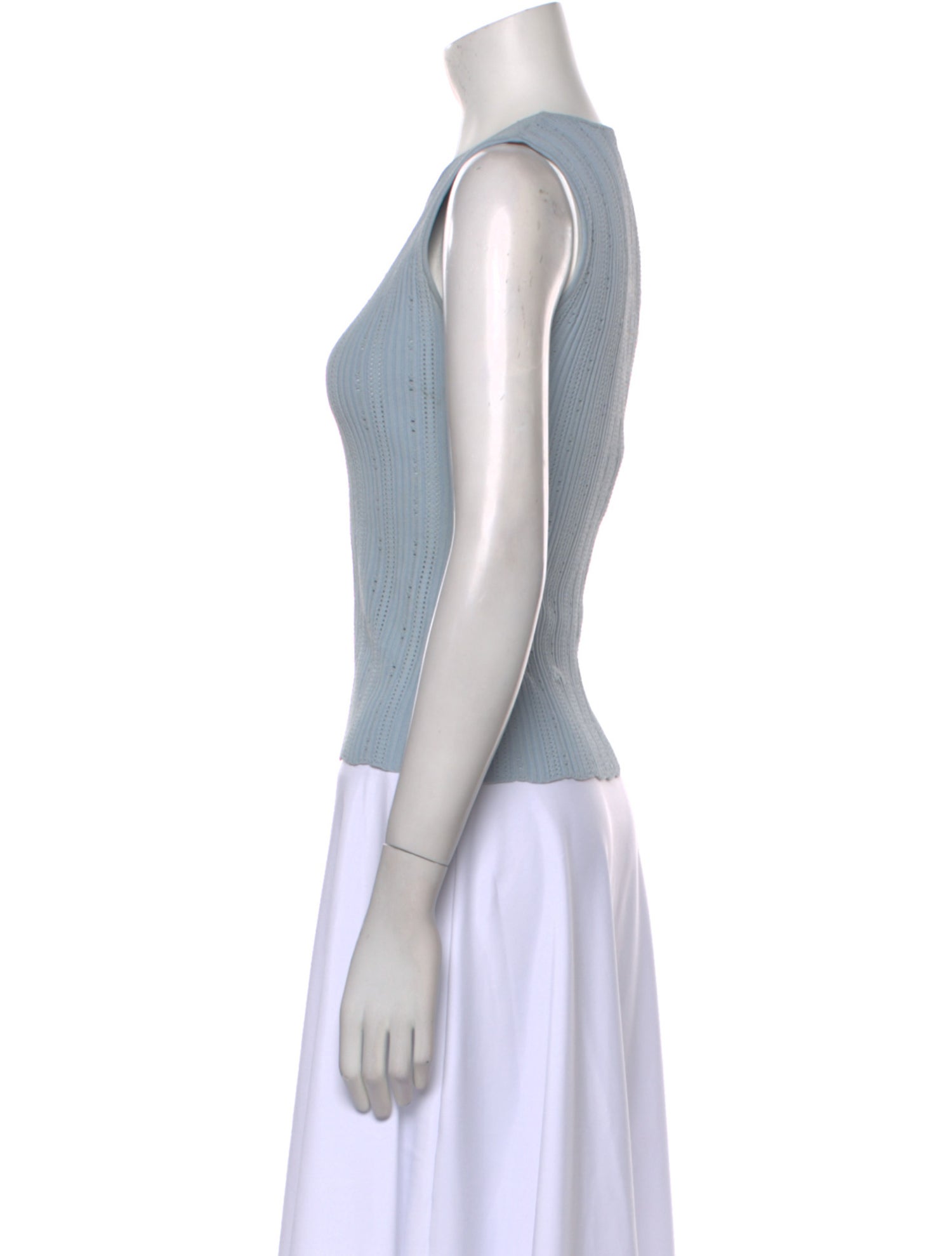 Adam Lippes Crew Neck Sleeveless Top