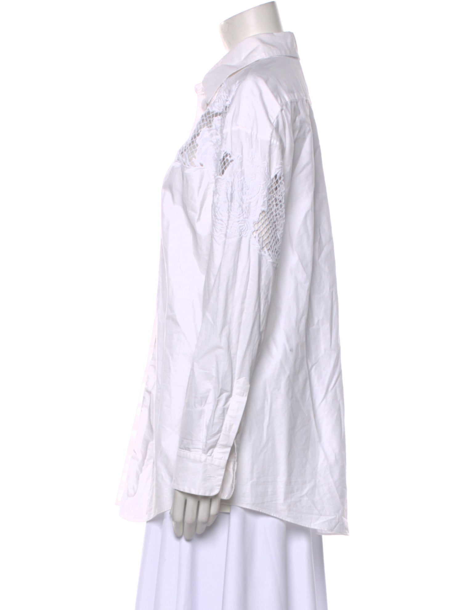 Adam Lippes Long Sleeve Button-Up Top