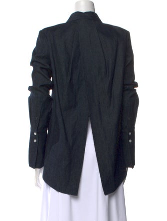 Adam Lippes Long Sleeve Button-Up Top