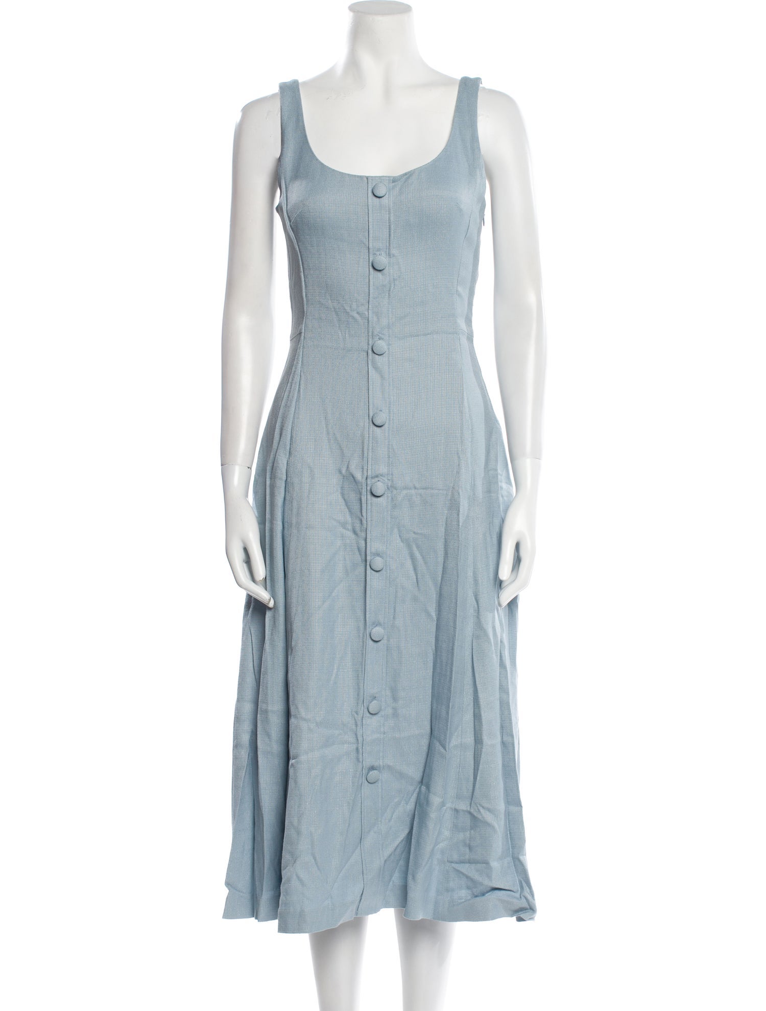 Adam Lippes Scoop Neck Long Dress