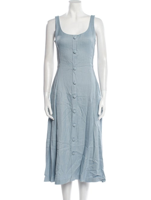 Adam Lippes Scoop Neck Long Dress