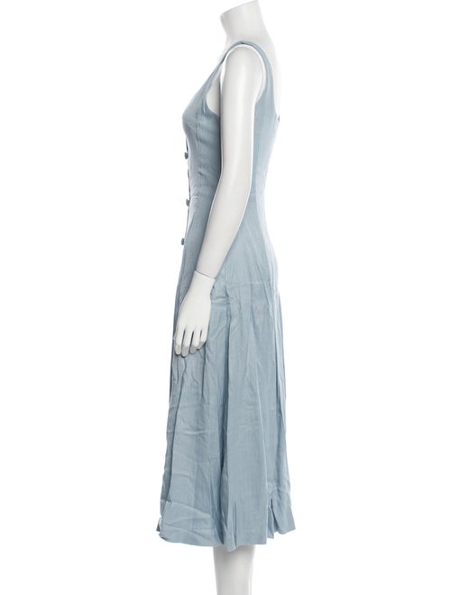 Adam Lippes Scoop Neck Long Dress