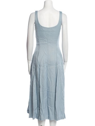 Adam Lippes Scoop Neck Long Dress