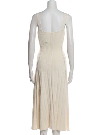 Adam Lippes Square Neckline Long Dress