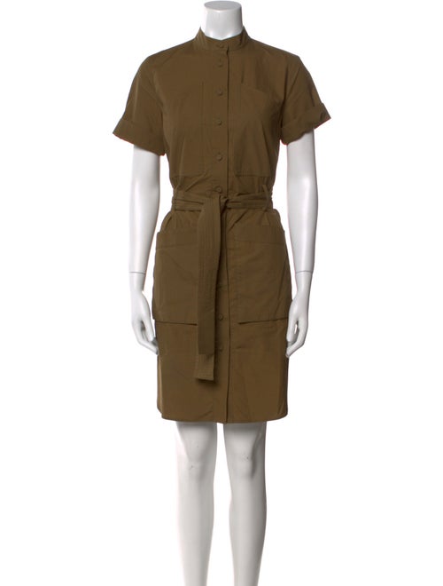 Adam Lippes Mock Neck Knee-Length Dress