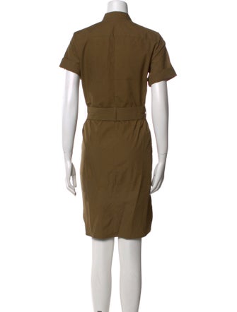 Adam Lippes Mock Neck Knee-Length Dress
