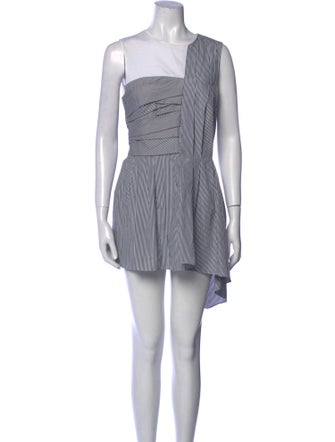 Adam Lippes Striped Knee-Length Dress