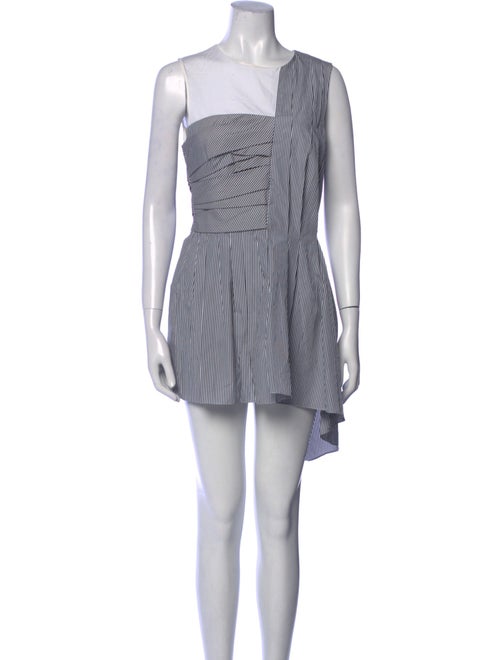 Adam Lippes Striped Knee-Length Dress