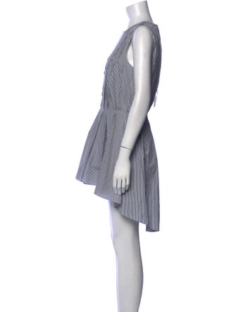 Adam Lippes Striped Knee-Length Dress