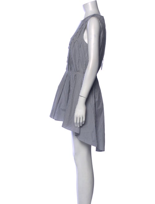 Adam Lippes Striped Knee-Length Dress