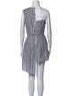 Adam Lippes Striped Knee-Length Dress