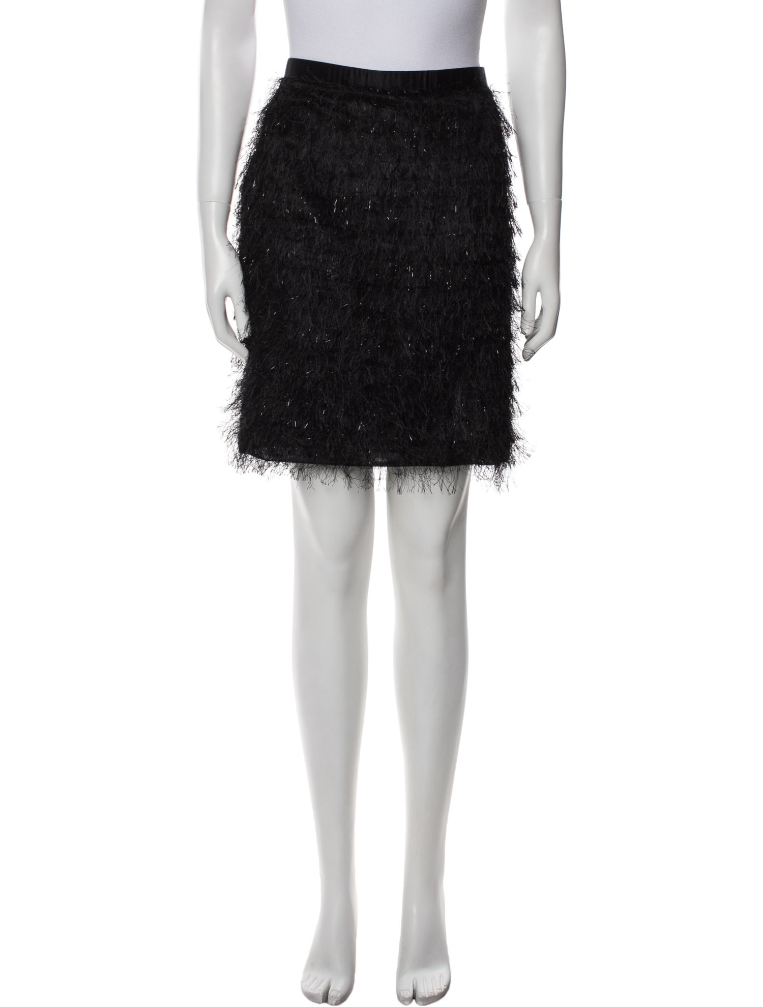 Adam Lippes Fringe Trim Accent Mini Skirt