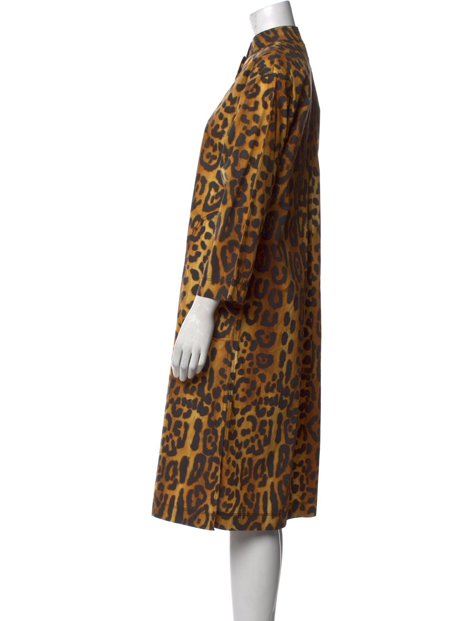 Adam Lippes Animal Print Midi Length Dress