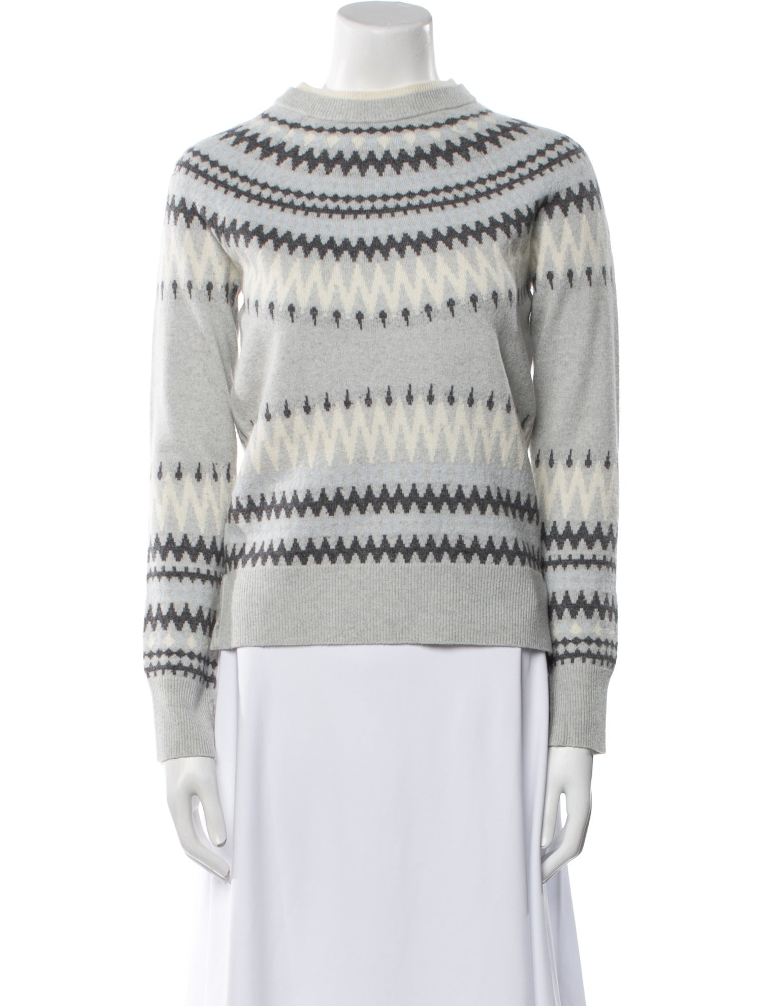 Adam Lippes Printed Turtleneck Sweater
