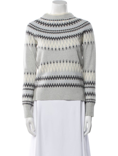 Adam Lippes Printed Turtleneck Sweater