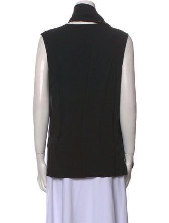 Adam Lippes Mock Neck Sleeveless Top