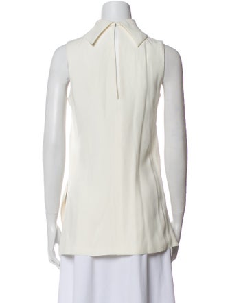 Adam Lippes Mock Neck Sleeveless Top