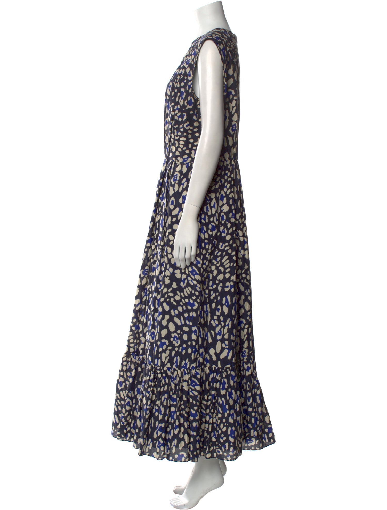 Adam Lippes Printed Long Dress