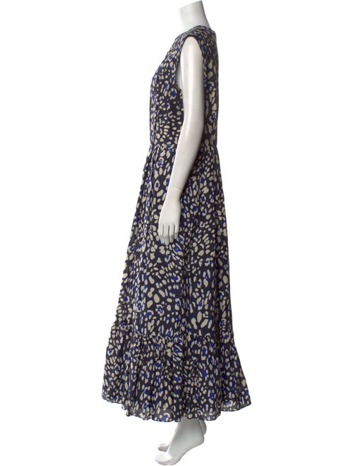 Adam Lippes Printed Long Dress