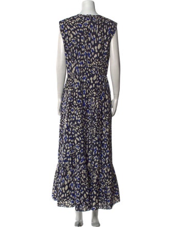 Adam Lippes Printed Long Dress