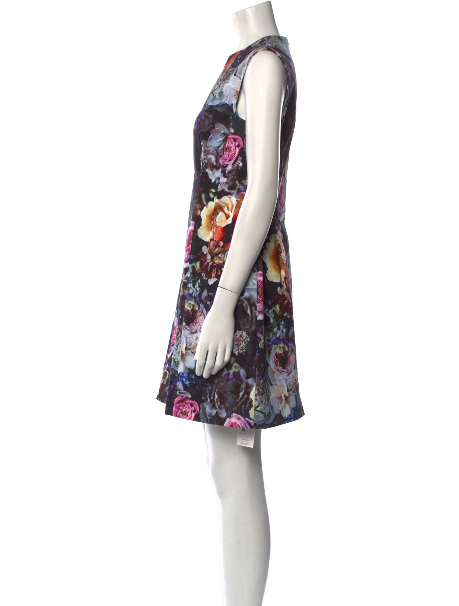 Adam Lippes Floral Print Mini Dress
