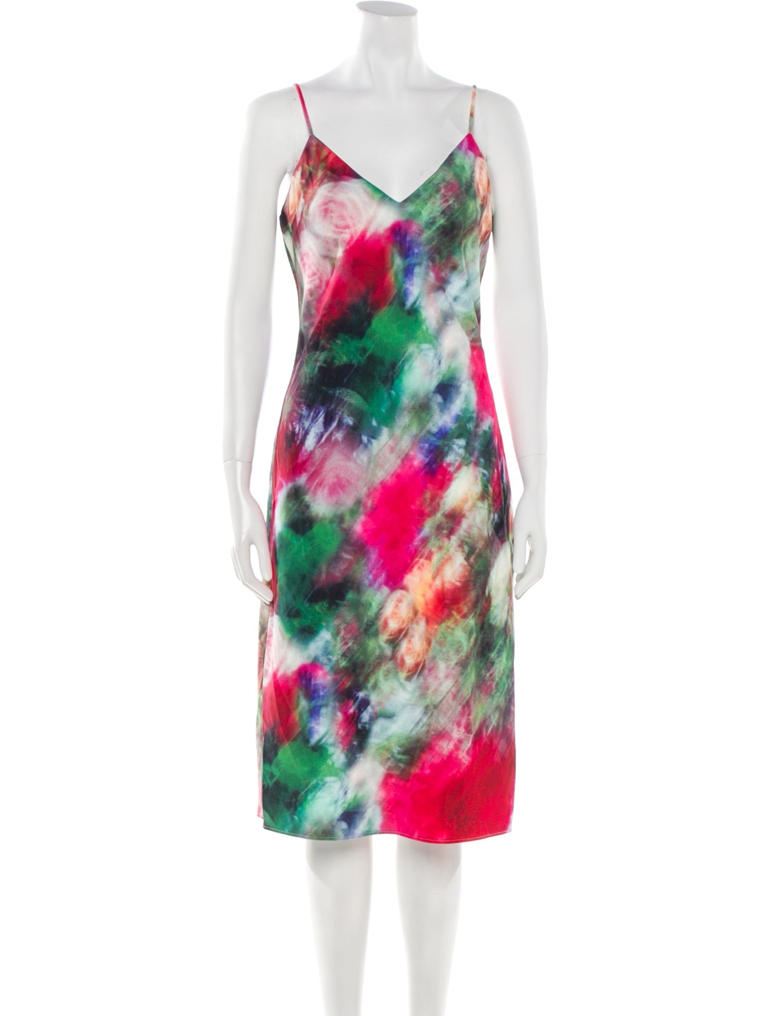 Adam Lippes Printed Midi Length Dress