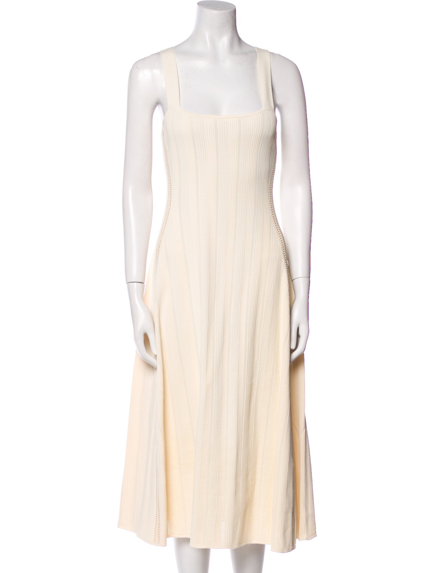 Adam Lippes Square Neckline Midi Length Dress w/ Tags