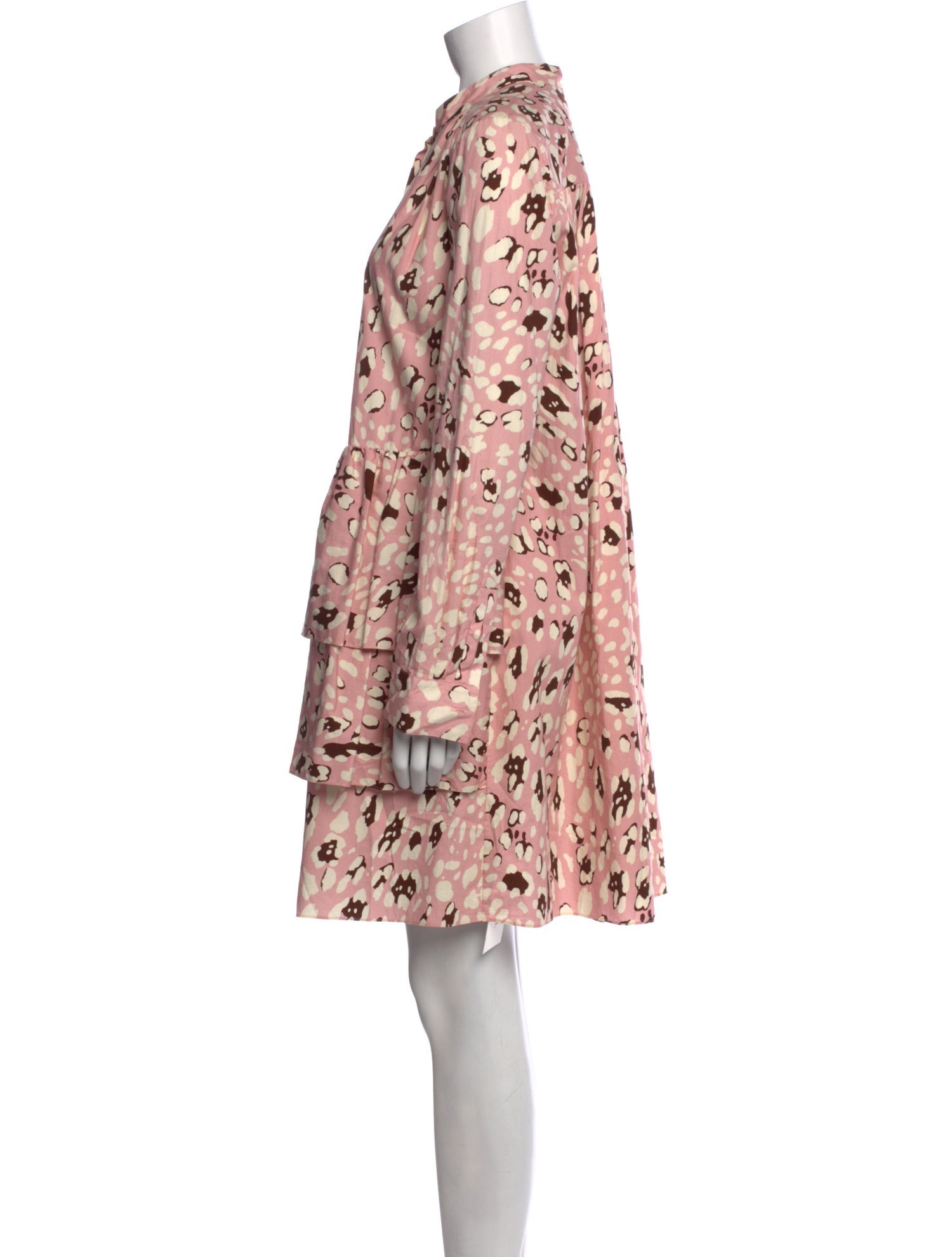 Adam Lippes Floral Print Mini Dress