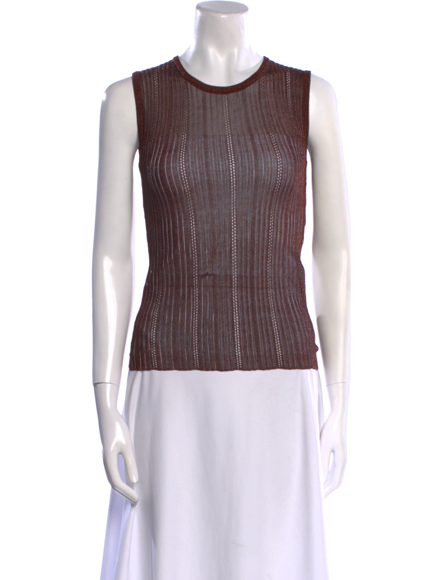 Adam Lippes Silk Crew Neck Sweater