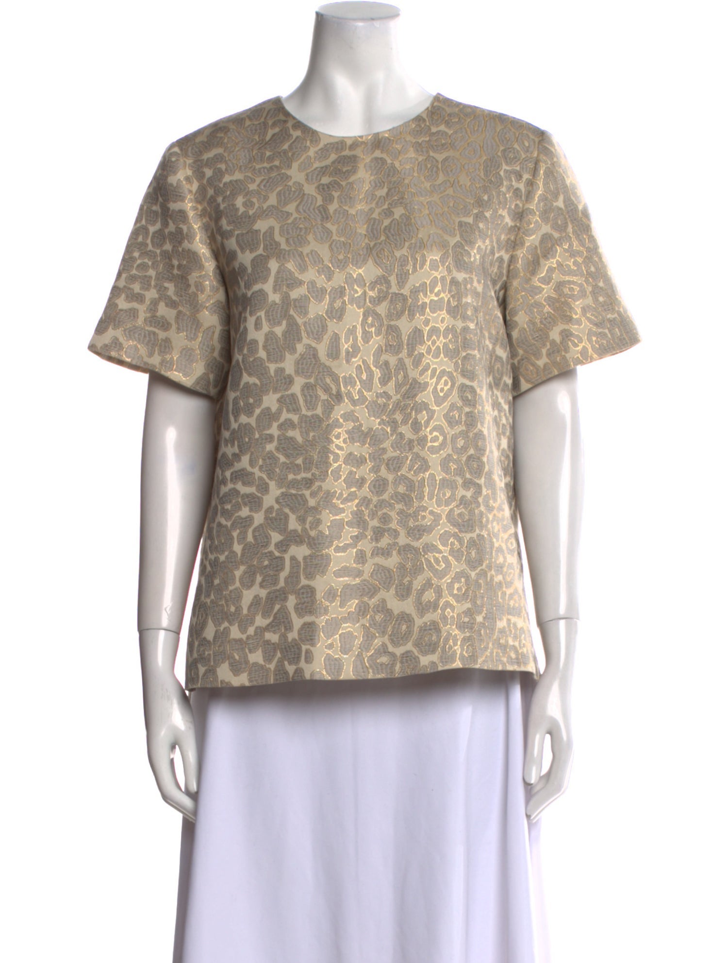 Adam Lippes Crew Neck Short Sleeve T-Shirt