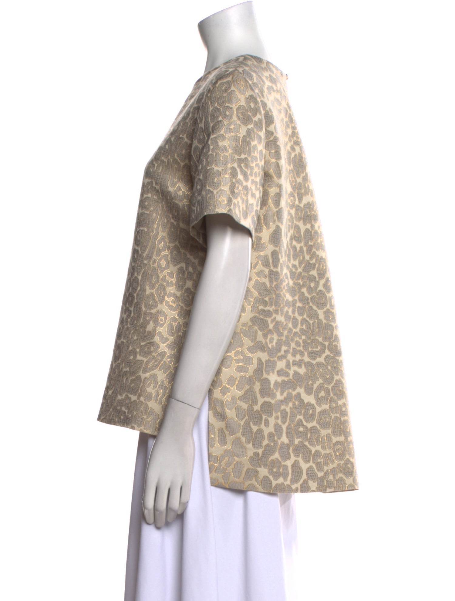 Adam Lippes Crew Neck Short Sleeve T-Shirt