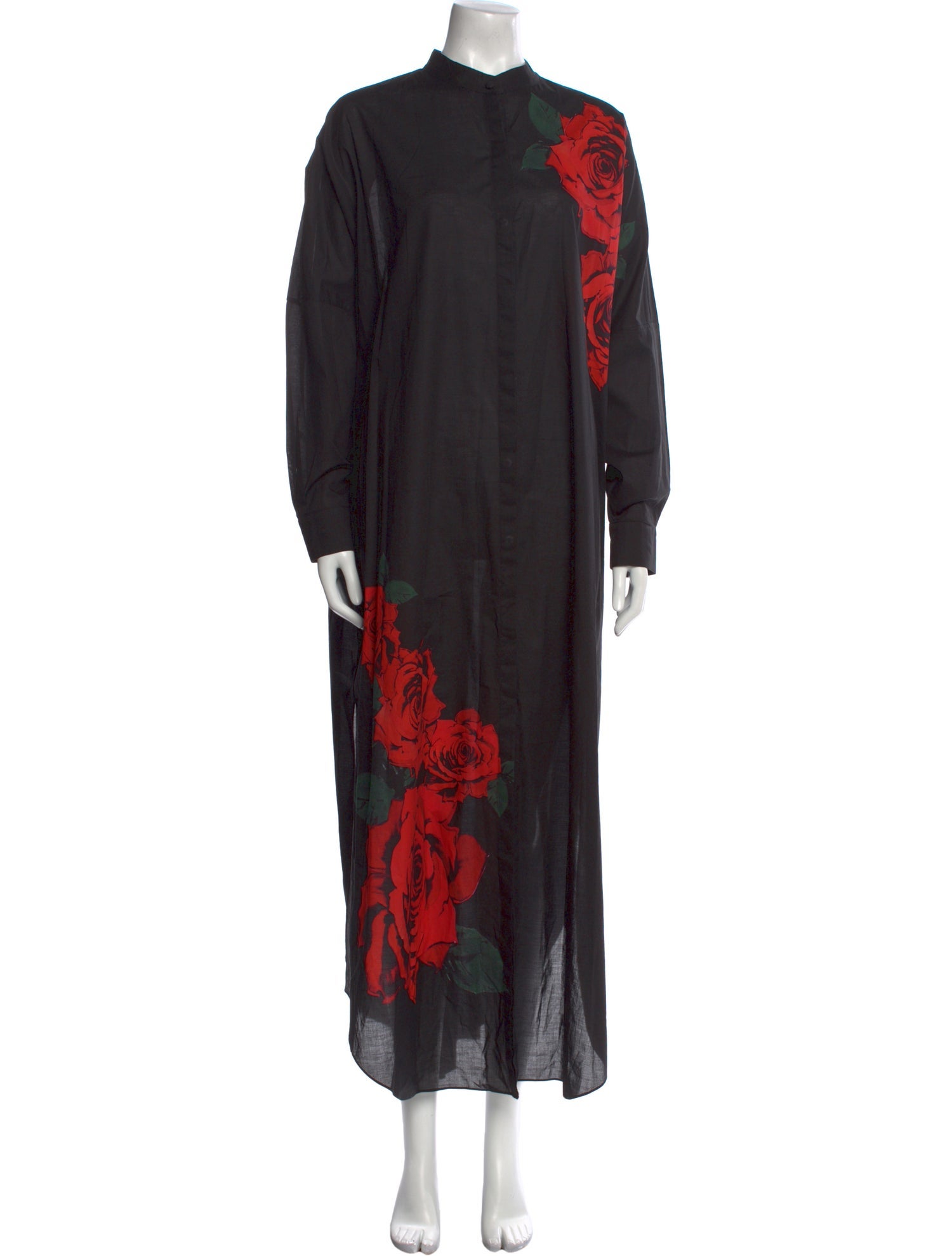Adam Lippes Floral Print Long Dress