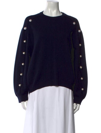 Adam Lippes Merino Wool Crew Neck Sweater