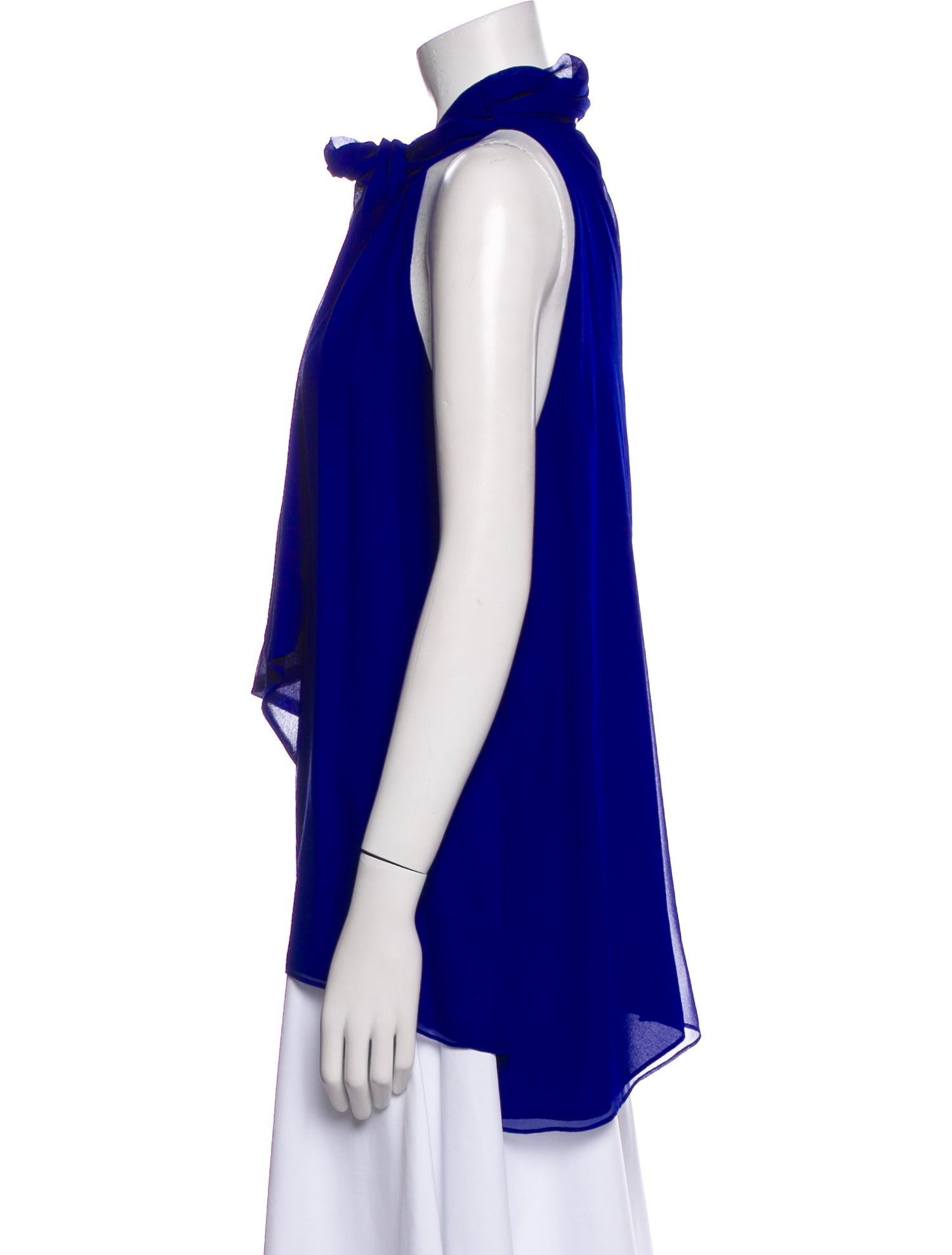 Adam Lippes Silk Mock Neck Blouse w/ Tags