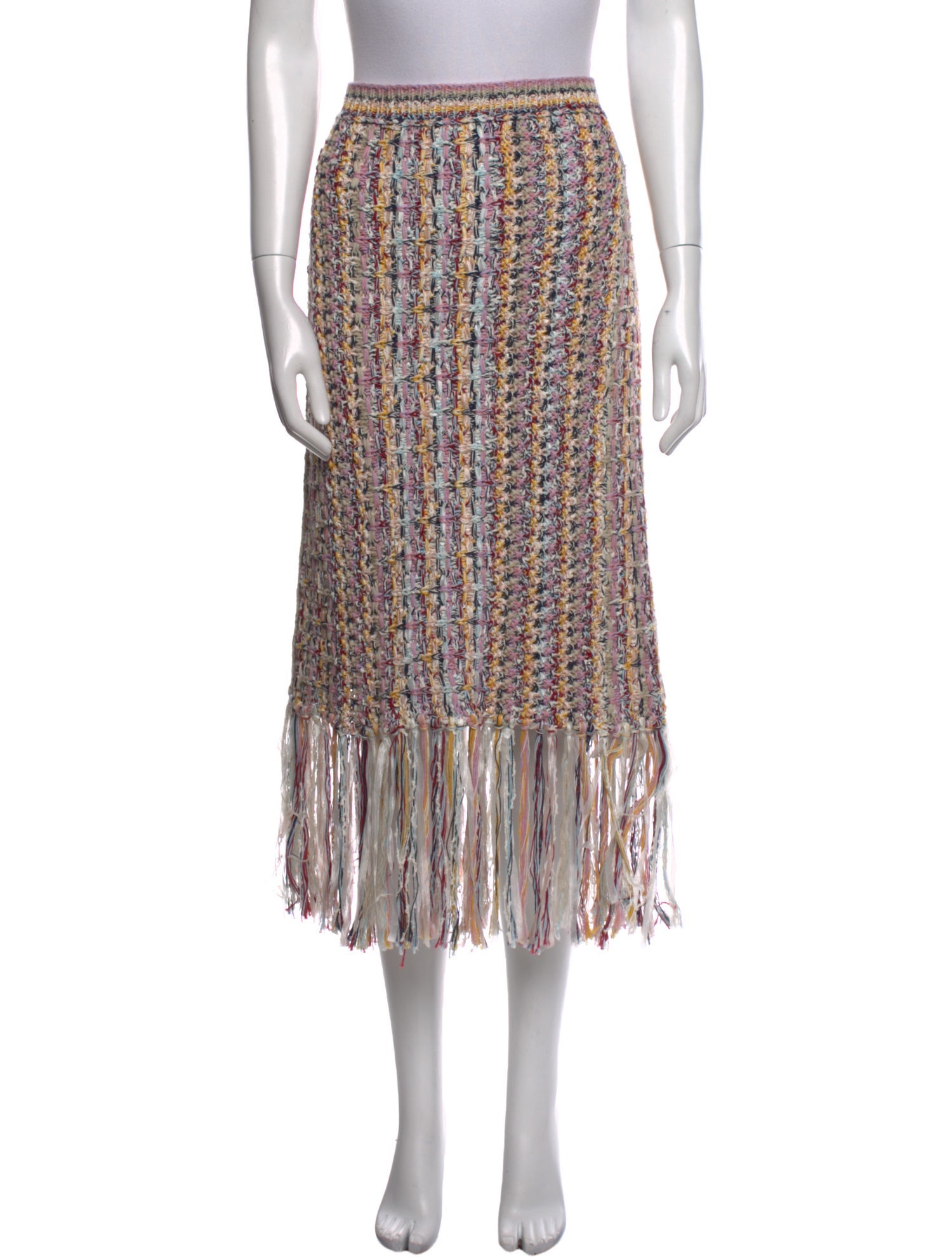 Adam Lippes Patterned Midi Length Skirt