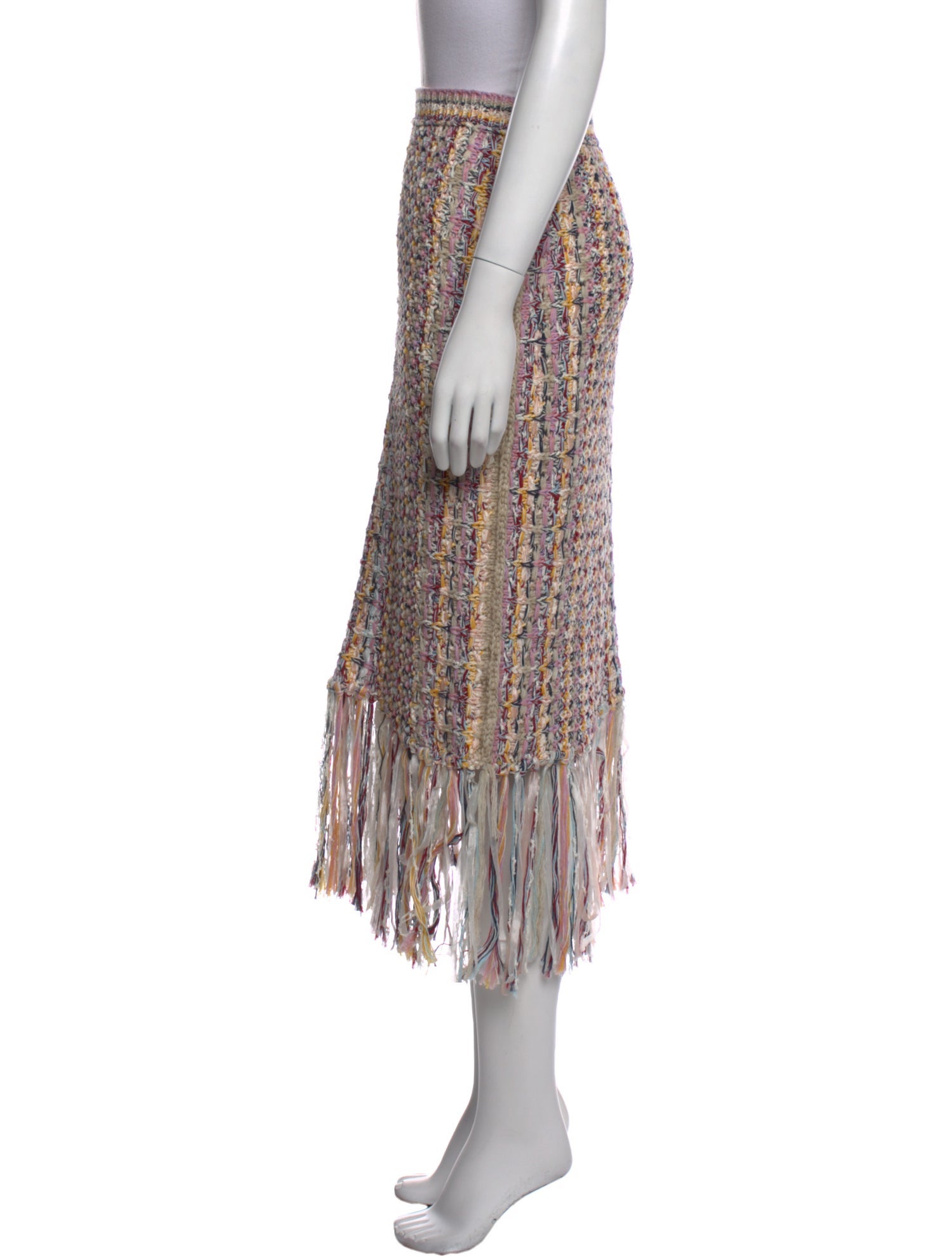 Adam Lippes Patterned Midi Length Skirt