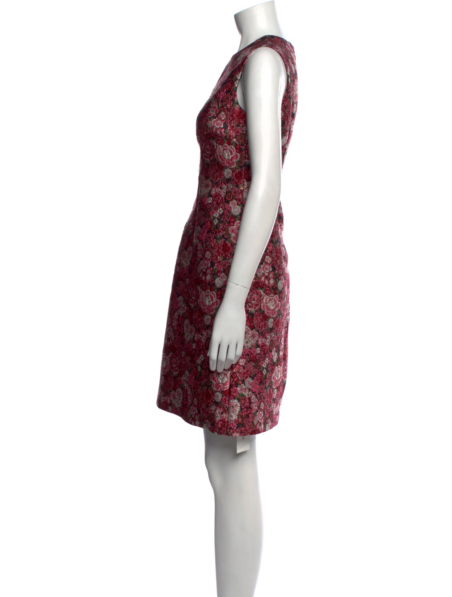 Adam Lippes Floral Print Mini Dress