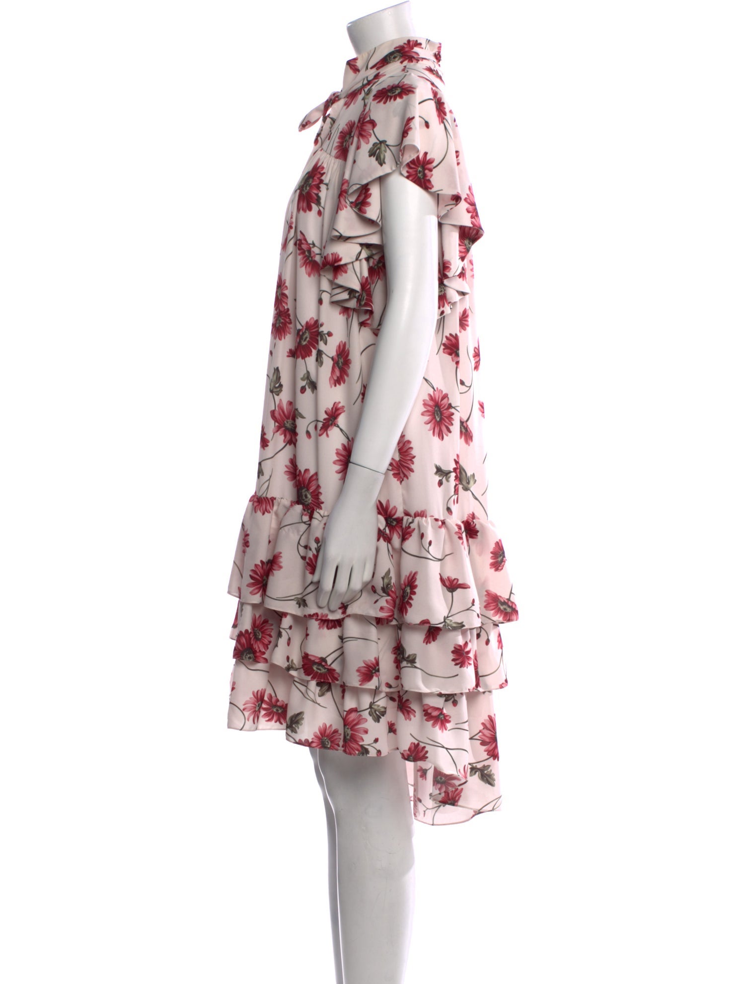 Adam Lippes Floral Print Midi Length Dress