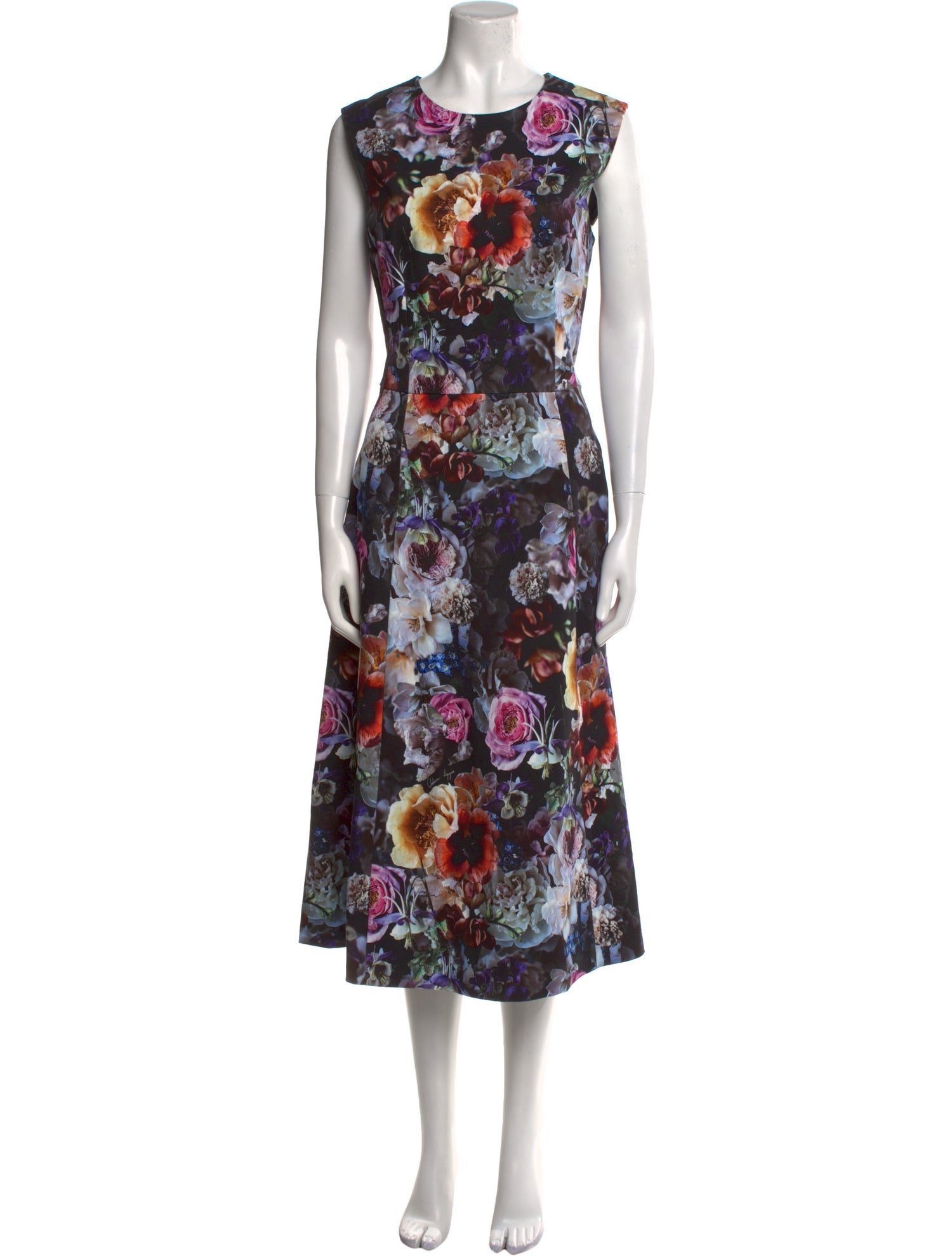 Adam Lippes Floral Print Long Dress