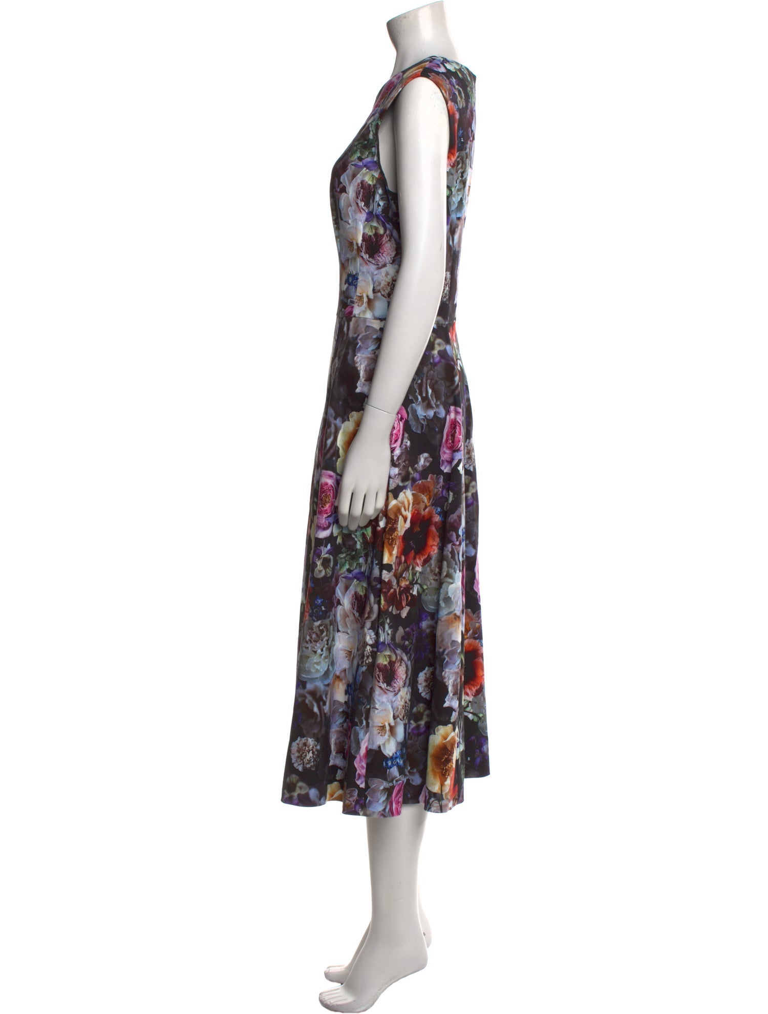 Adam Lippes Floral Print Long Dress