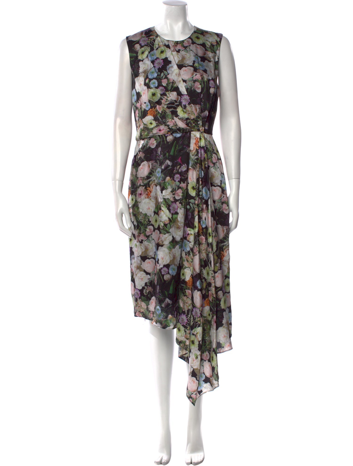 Adam Lippes Floral Print Long Dress