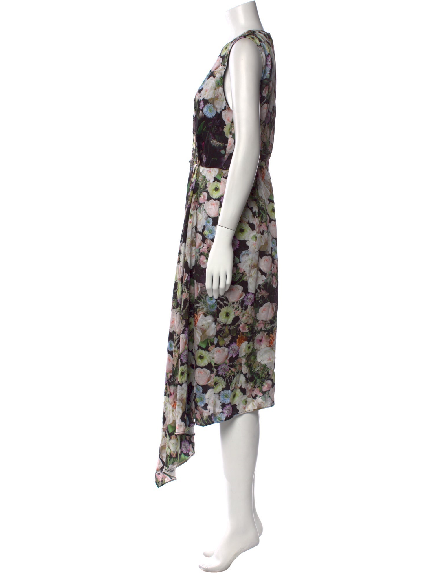 Adam Lippes Floral Print Long Dress