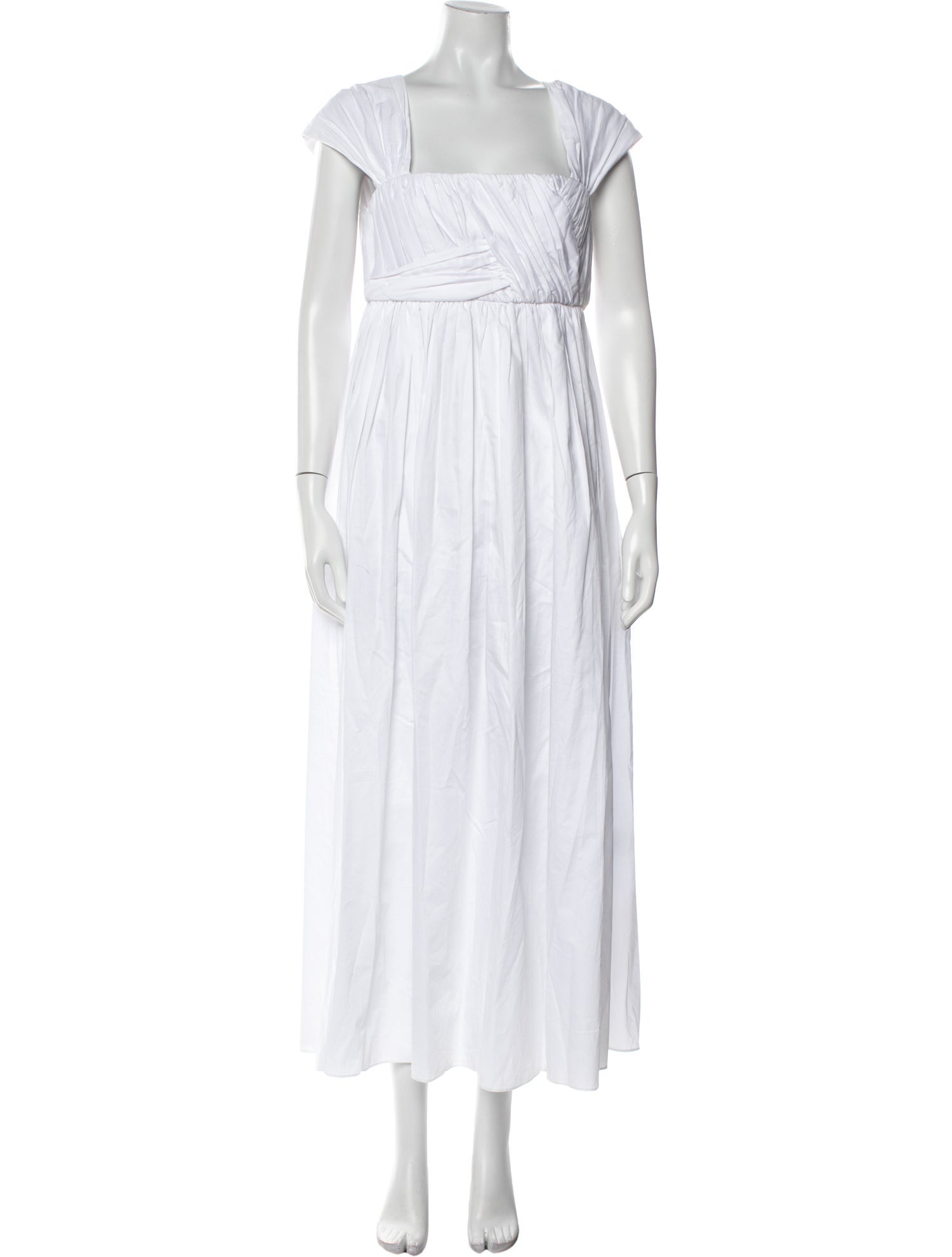 Adam Lippes Square Neckline Long Dress