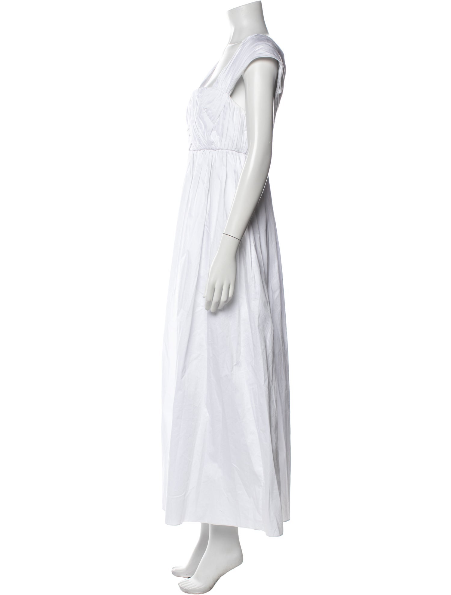 Adam Lippes Square Neckline Long Dress