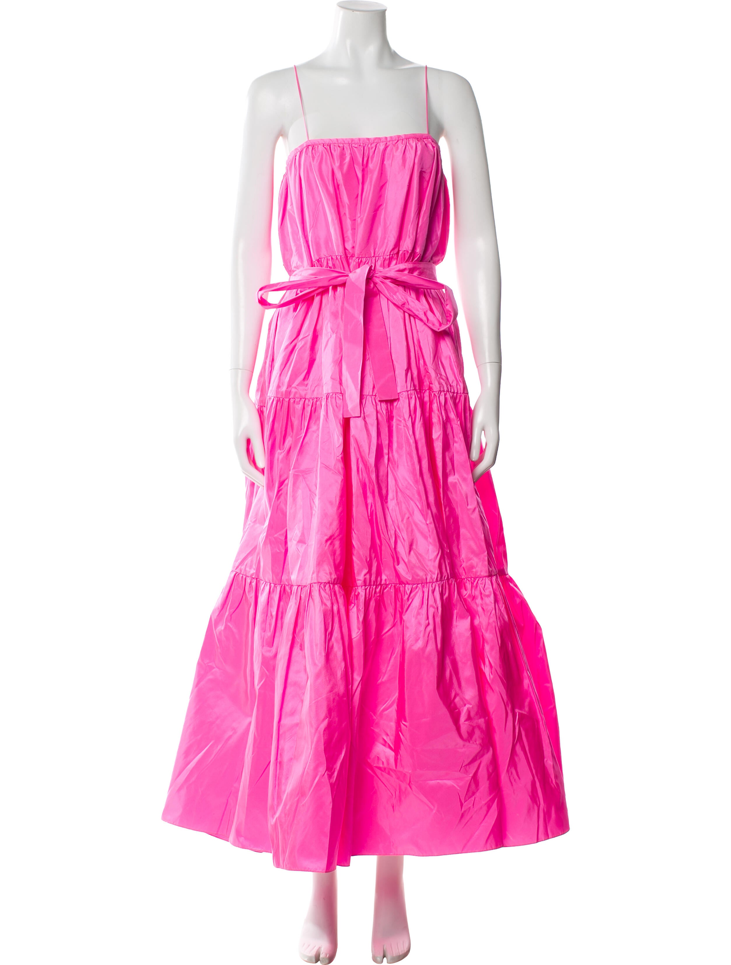 Adam Lippes Square Neckline Long Dress